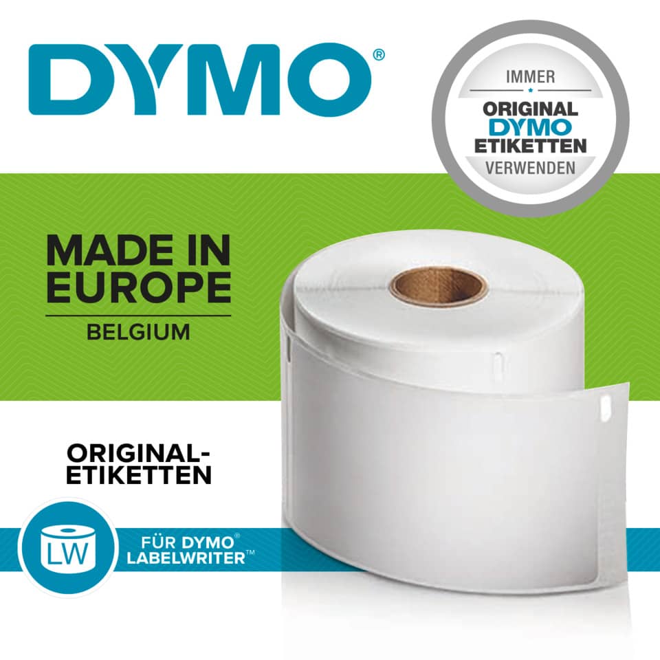 Etiketten, Dymo, Labelwriter, Papierband, ETIKETTENROLLE
