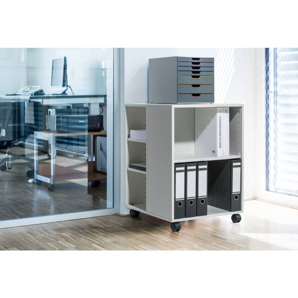  Aktenregal, Rollcontainer, Büroregal, Ordnerhüllen, Dokumentenschrank