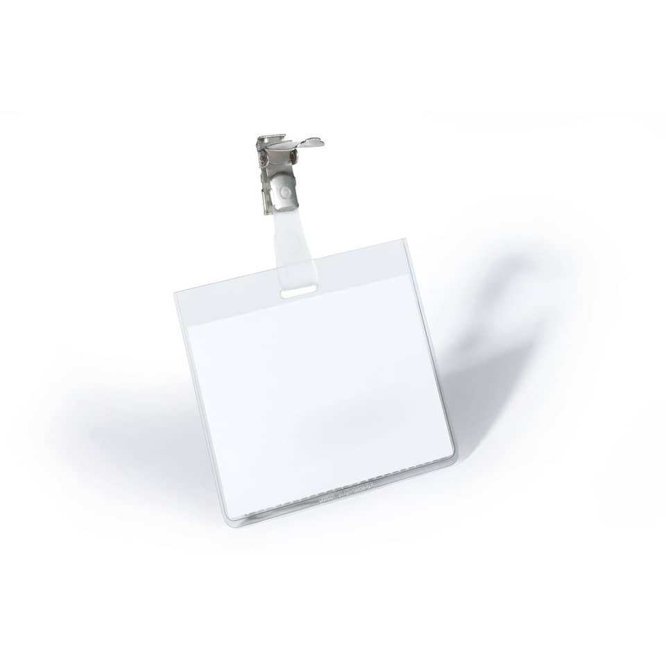 Lanyard clip, ID card holder, Transparent badge holder, Card badge, Vertical slot