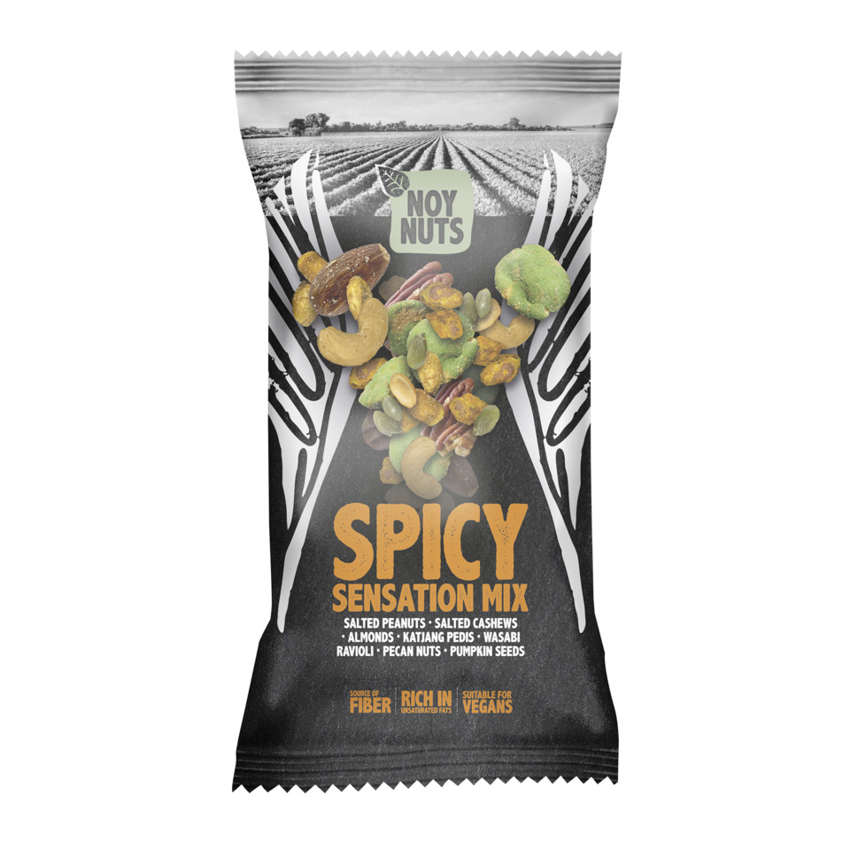 Nüsse Mischung, Scharf, Salzig, Snack, Vegan