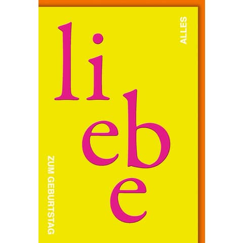 Geburtstagskarte Liebe  512556