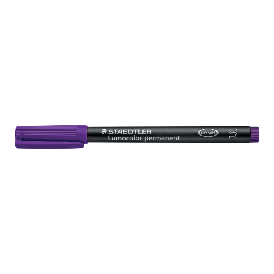 Lumocolor permanent, Marker, Dry safe, Purple, Staedtler