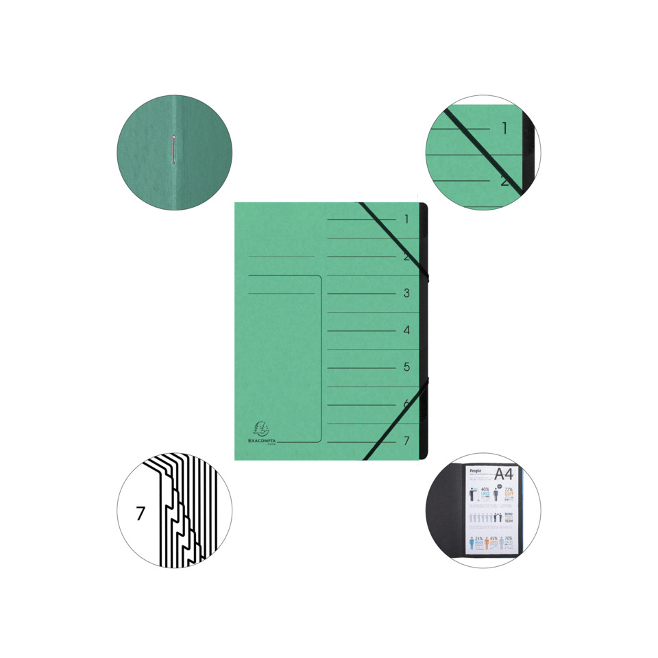 Notizblock, Notizbuchumschlag, Grün, A4, LayoutLineal