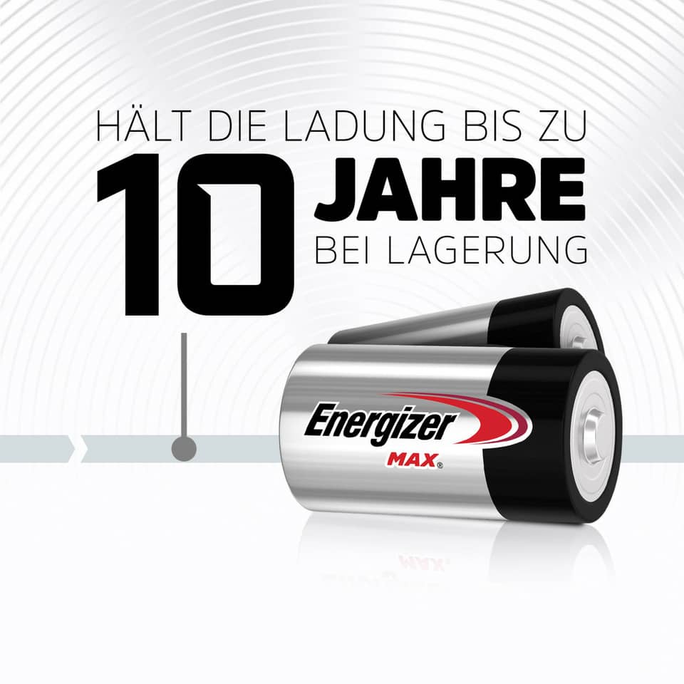 Batterie, AA, Alkaline, Energizer, Max