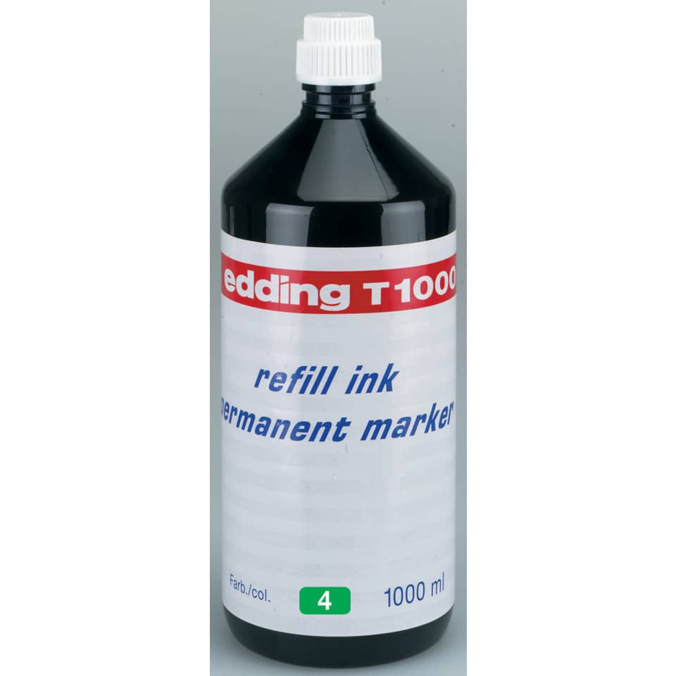 Nachfülltinte Permanentmarker, 1000ml, grün EDDING 4-T1000004