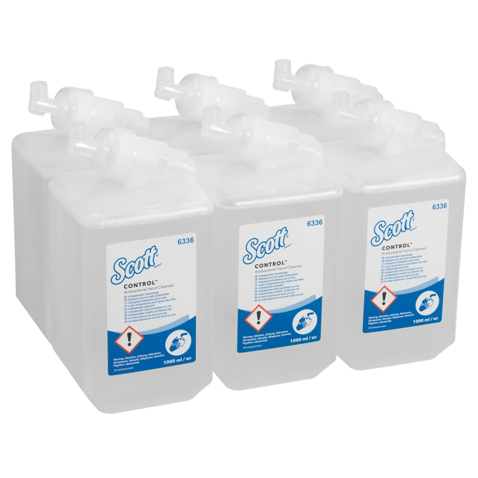 Handdesinfektion, Antibakteriell, Gel, Nachfüllpackung, Transparente Flasche