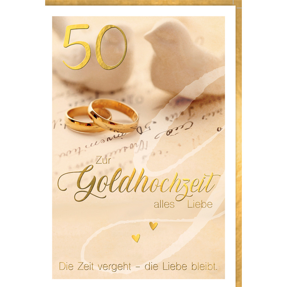 hochzeit, ringe, goldfarben, herz, karte