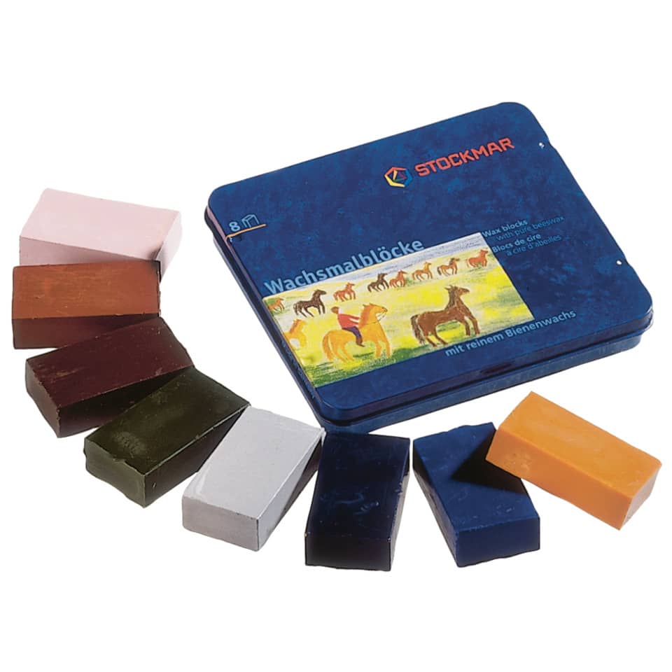 Wachsblöcke, Kneten, Kunstset, Modellierwachs, Metallicfarben