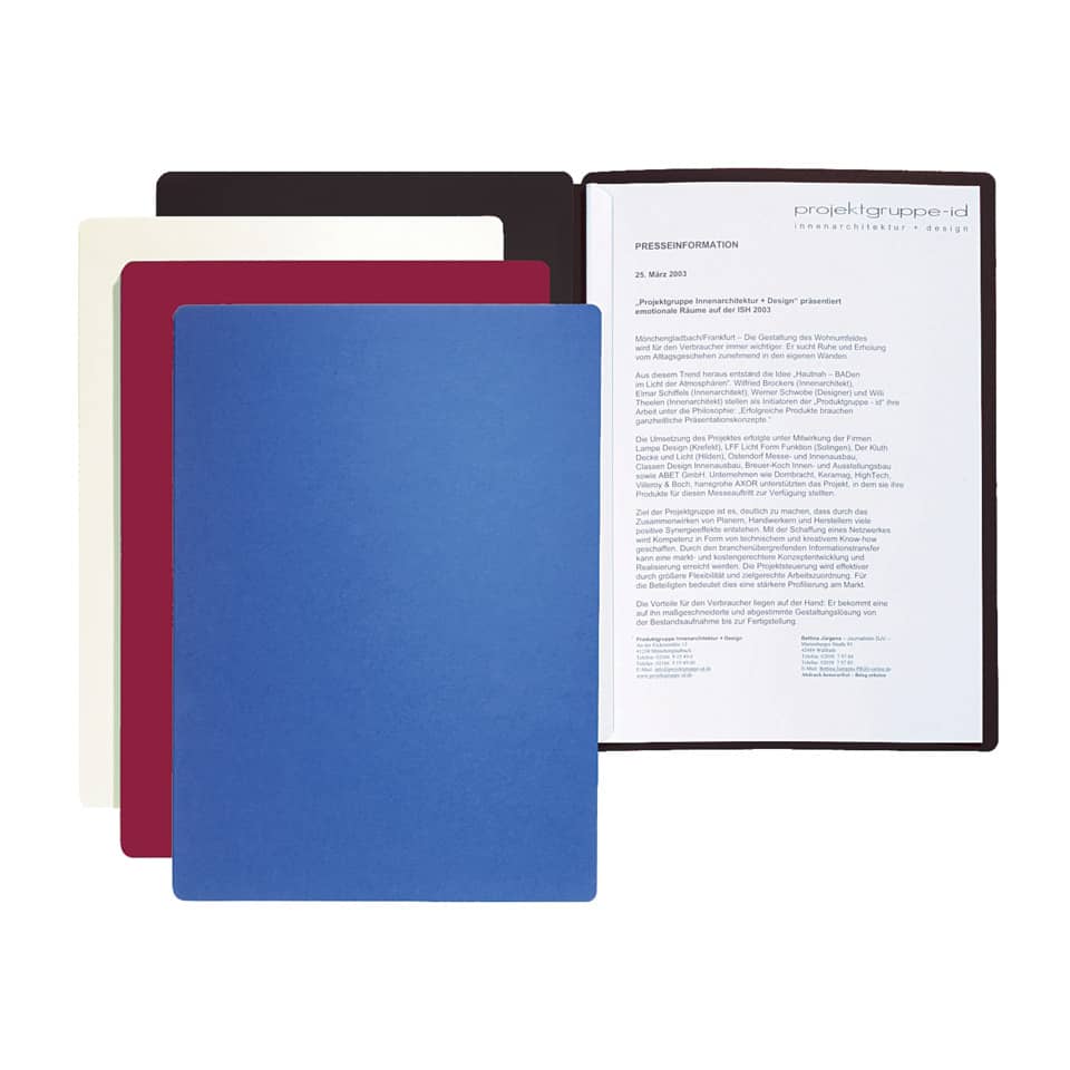 Notizbuch, A5, bunte Cover, Mehrere Farben, Papierdokumente