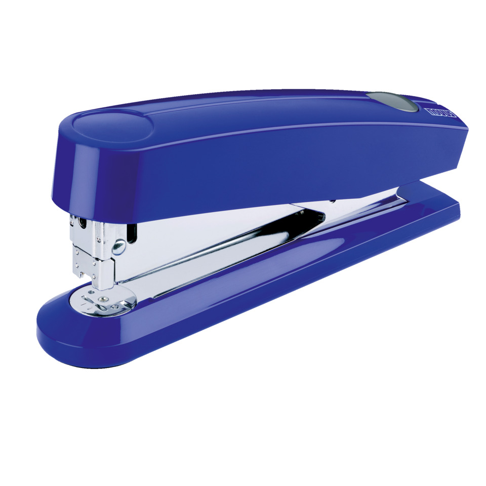 Stempelgerät, Stempel, Blau, Chrom, Gummi
