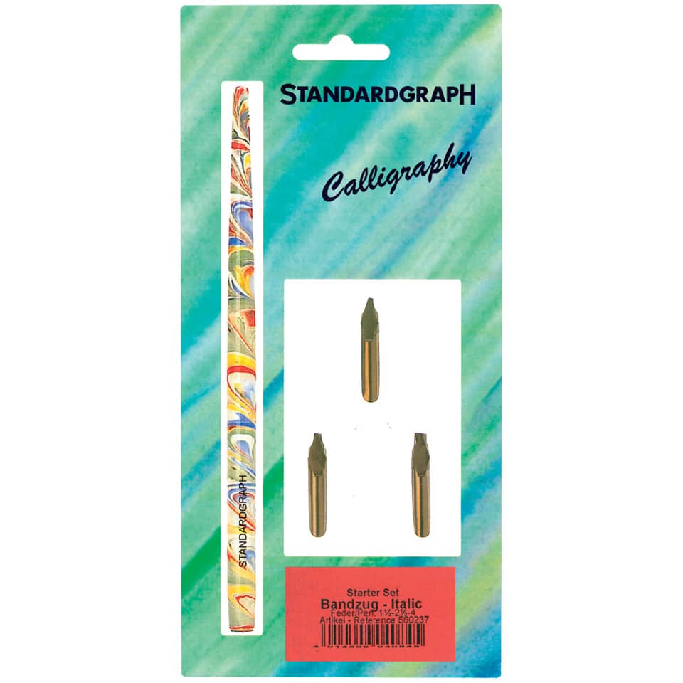 Calligraphy pen, Nib set, Italic, Starter set, Colorful design
