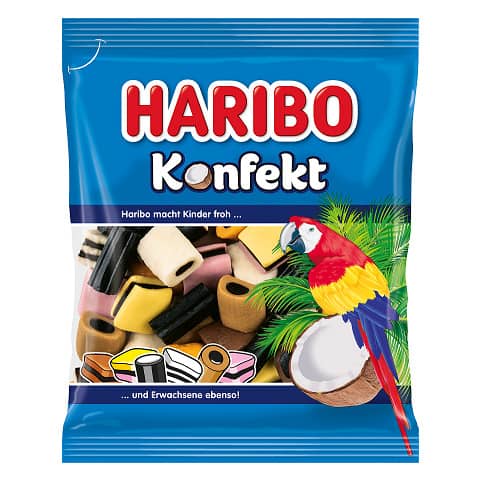 Fruchtgummi Lakritz-Konfekt, 175g HARIBO 952931
