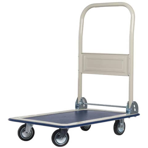 Schiebegriffwagen  klappbar, 150kg, grau/blau KINZO Ang. 136169-1 Schiebegriffwagen  klappbar, 150kg, grau/blau KINZO Ang. 136169-1