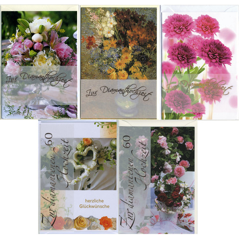 Grusskarte, Blume, Blumen-Arrangement, Collage, Dahlie
