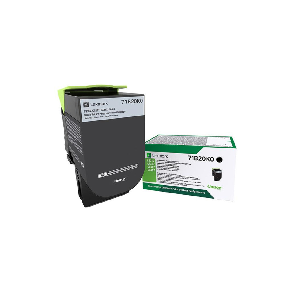 Tonerpatrone, Lexmark, Schwarz, Größe, Kassette
