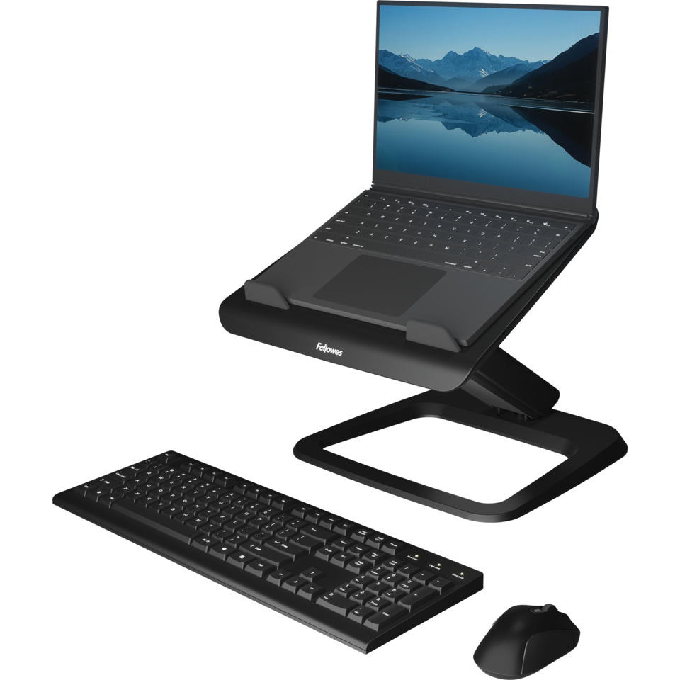 Laptop-Ständer, Docking-Station, Kabellose Tastatur, Maus, Ergonomisch