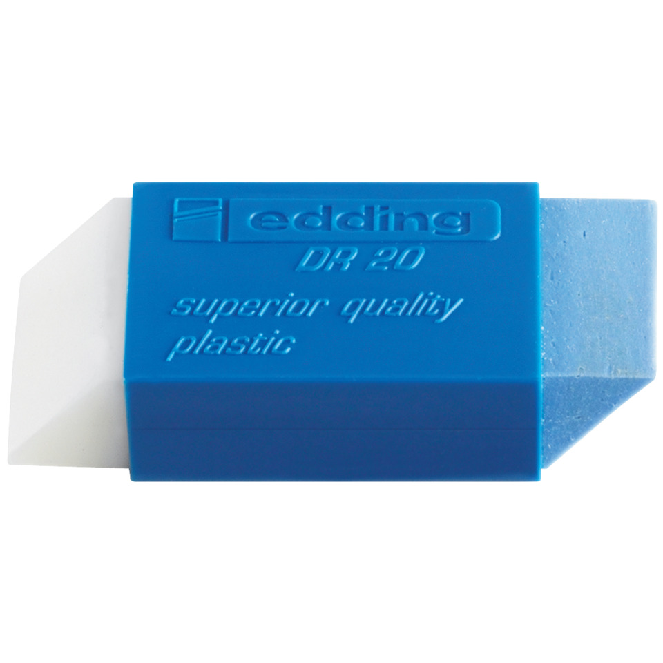 Schülerbleistiftspitzer, Kunststoffspitzer, blau, Radiergummi, markenloser Spitzer