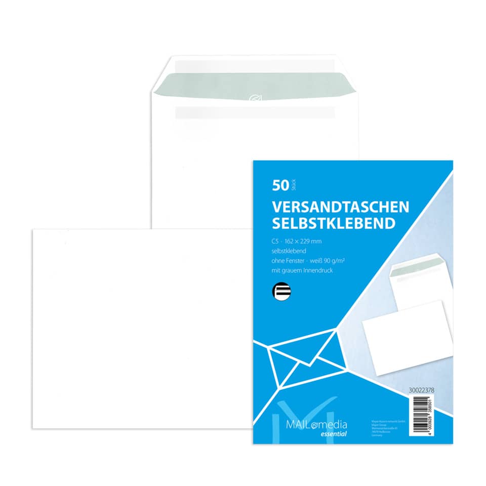 Briefumschlag, Umschlag, selbstklebend, Postversandtaschen, Briefumschlag-50