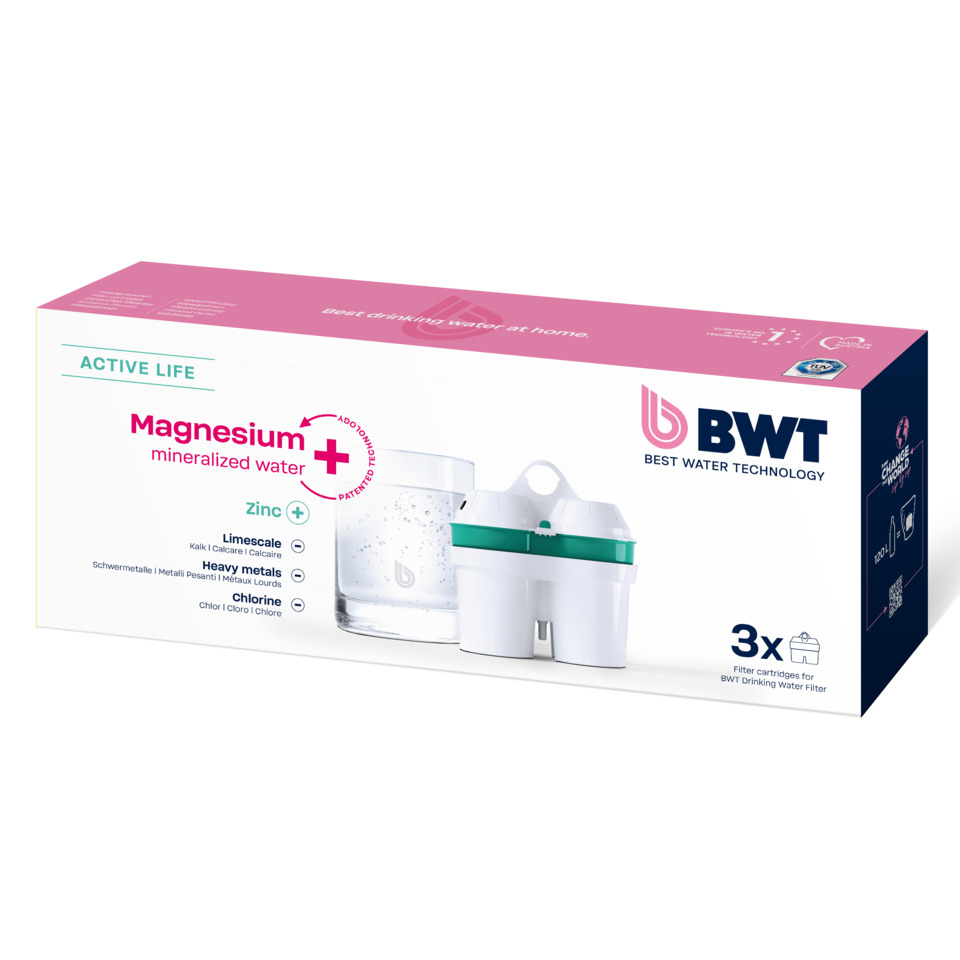 Magnesium, Mineralisiertes Wasser, Wasserfilter, Filterkartusche, BWT
