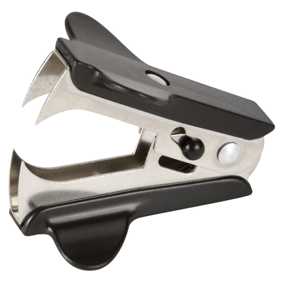 stapler, office, metal, black, clip