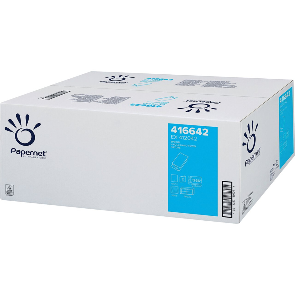 Papiertücher, Box, Spezialhandtuch, Natur, Papernet