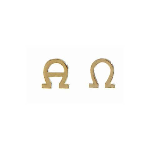 Verzierornament Alpha-Omega, 15x15mm, gold  336056.026