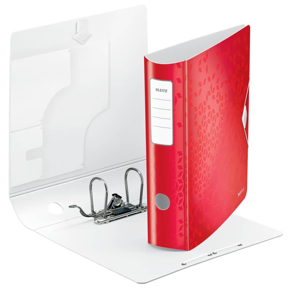 Ordner, Ordner A4, Bindemappe, roter Deckel, Ringbuch