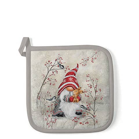 Weihnachts-Topflappen Dwarf hug, 20 x 20 cm AMBIENTE 36518905