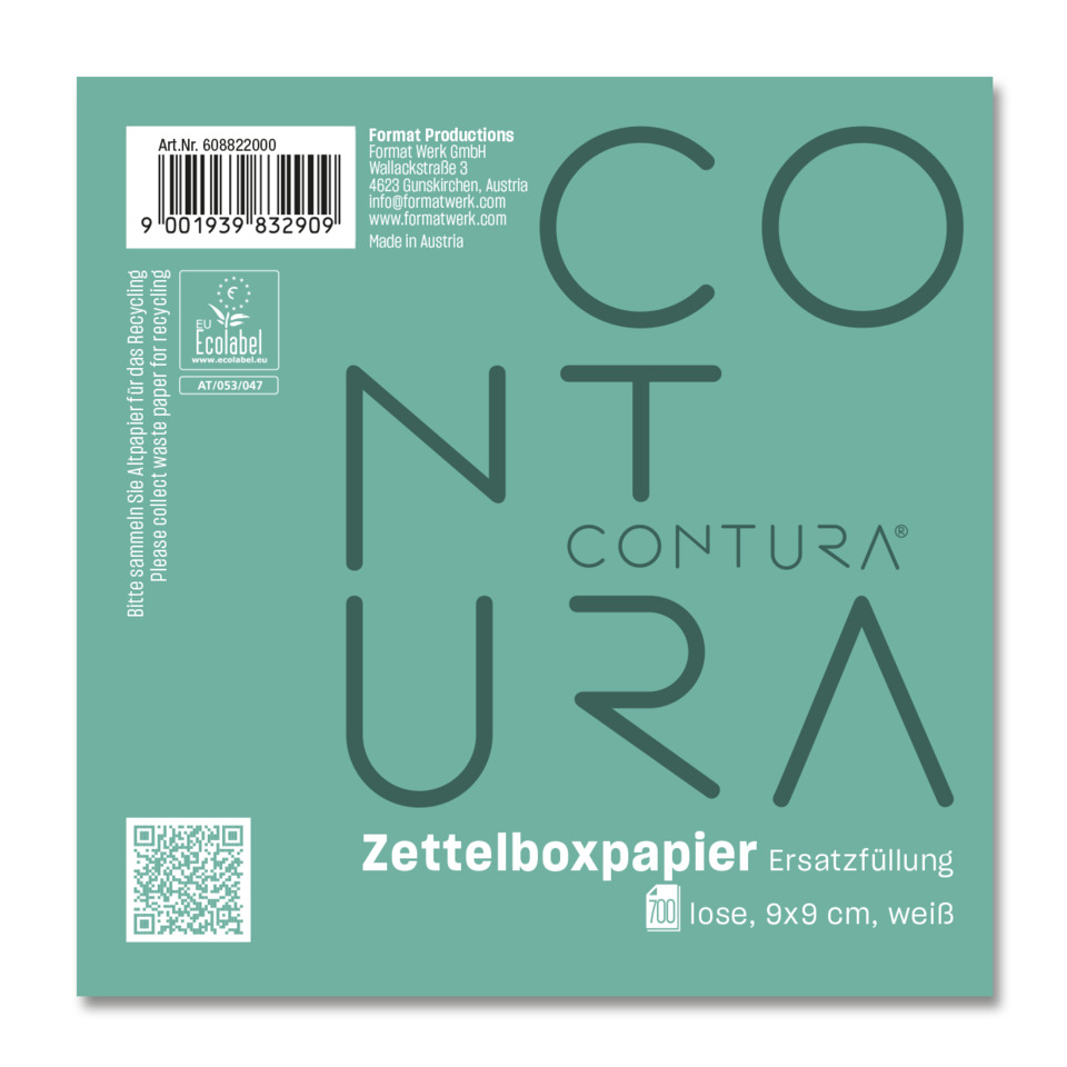 Zettelboxpapier, Papier, Bürobedarf, loses Papier, 9x9 cm