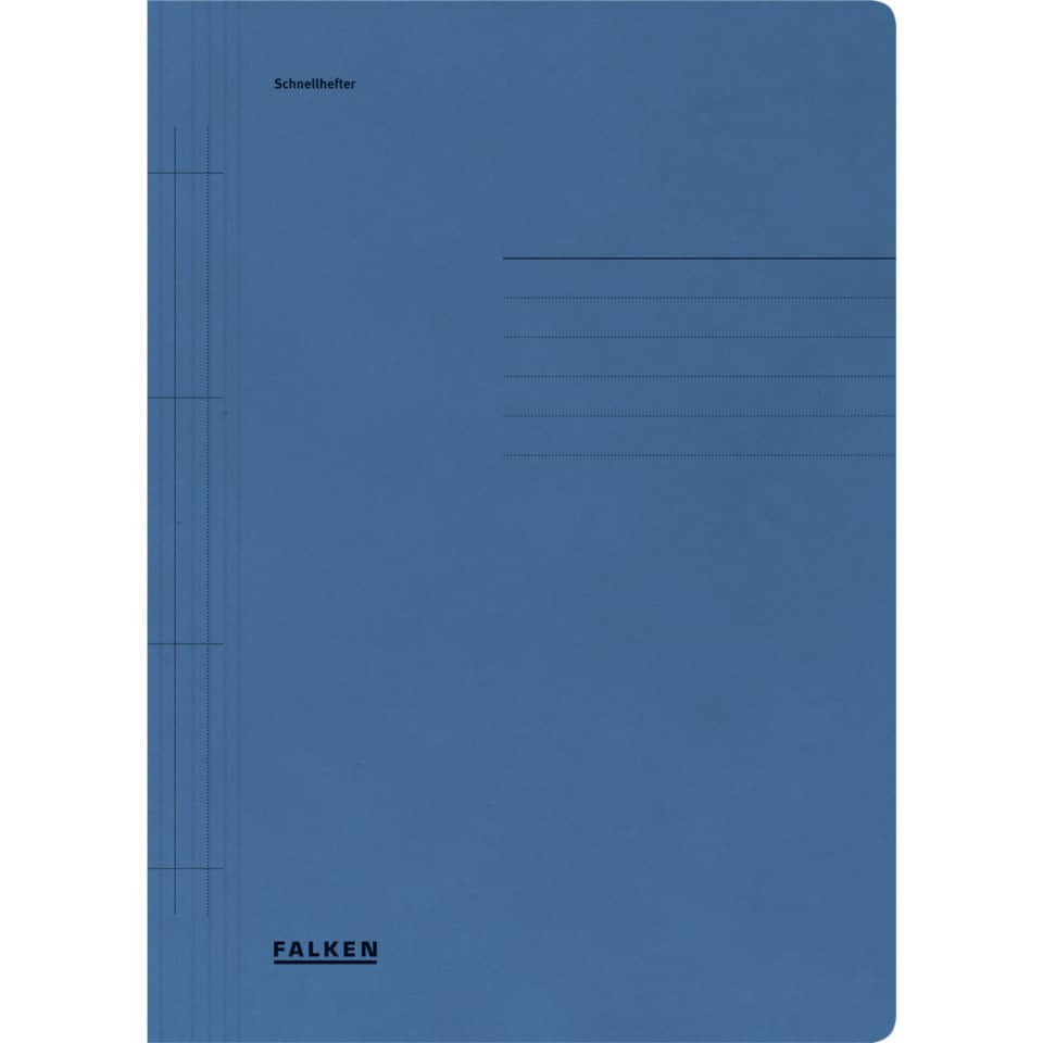 notebook, blue, falken, spiral-bound, lined