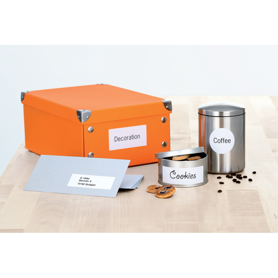 box, orange box, cookies, cookie tin, coffee canister, metal tin