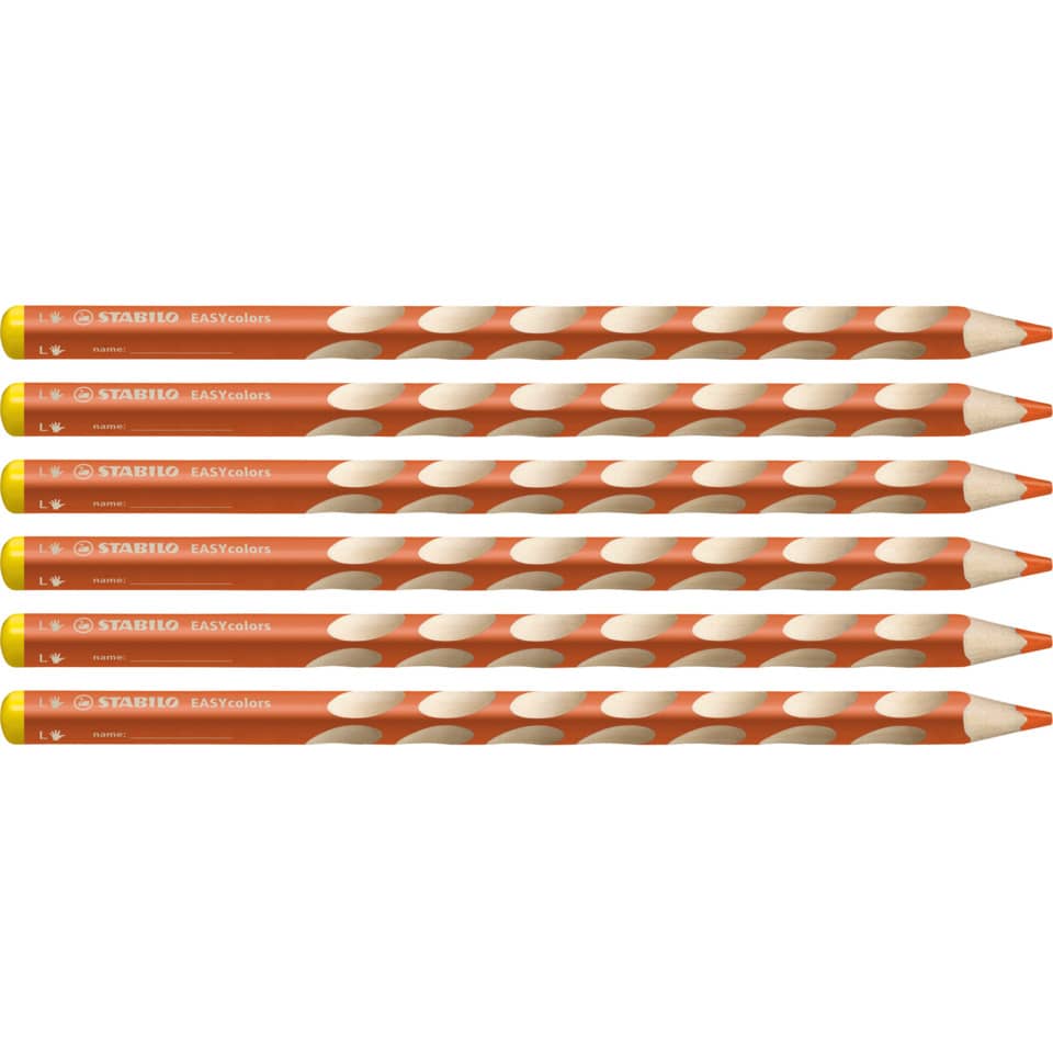 Buntstifte, Buntstifte-Set, Oranger Farbton, Bleistifttraeger, Stiftset