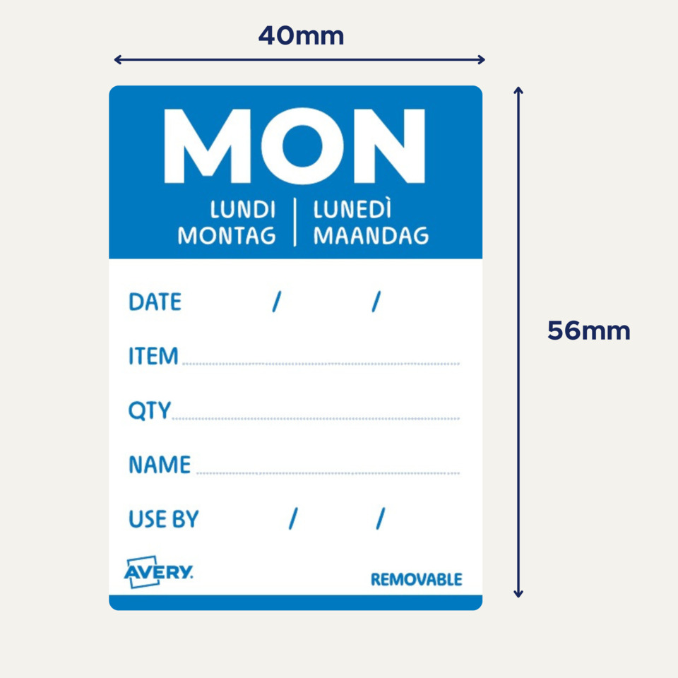 Notizkarte, Etikettenkarte, Mon-Tag, Klebepapier, Avery-Label