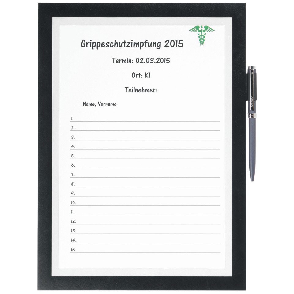 Notizblock, Framung, Clipboard, Schutzrahmen, Stift