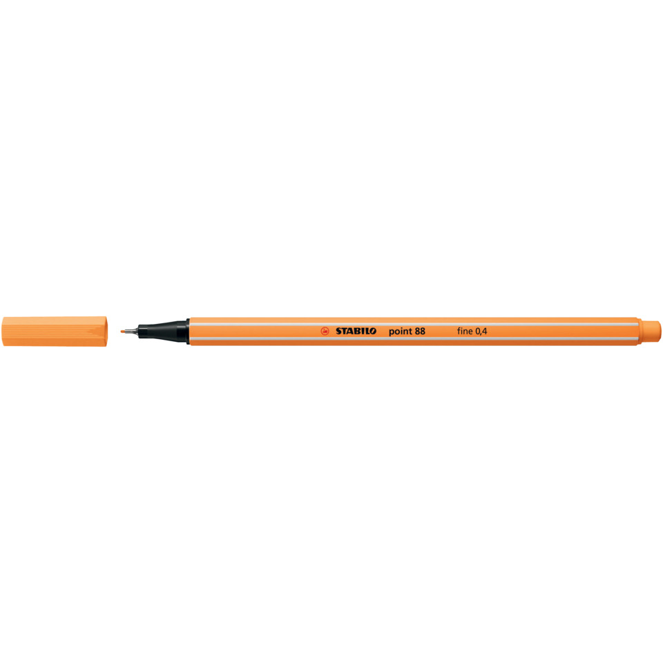 orange, marker, tip, stift, feiner punkt