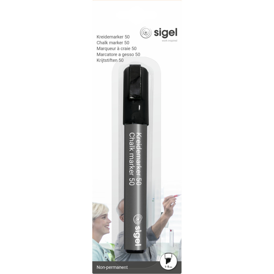 Kreidemarker, 50 Modell, Markerstift, nicht permanent, schwarz