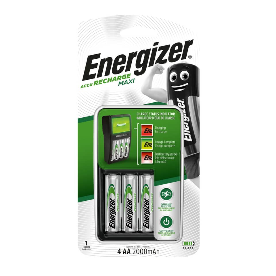 Batterien, AA Batterien, 4er Pack, 2000mAh, Wiederaufladbare Batterien