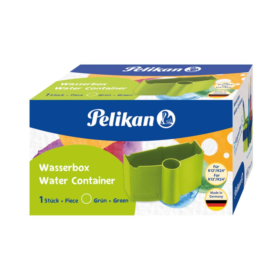 Wasserbox 735WBG mit Pinselhalter, grün PELIKAN 300009323