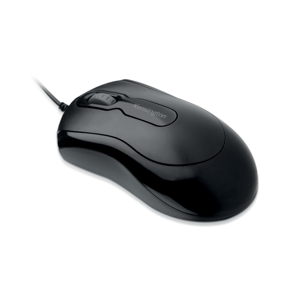 Maustyp, kabelgebene Maus, schwarz, optische Maus, scrollrad