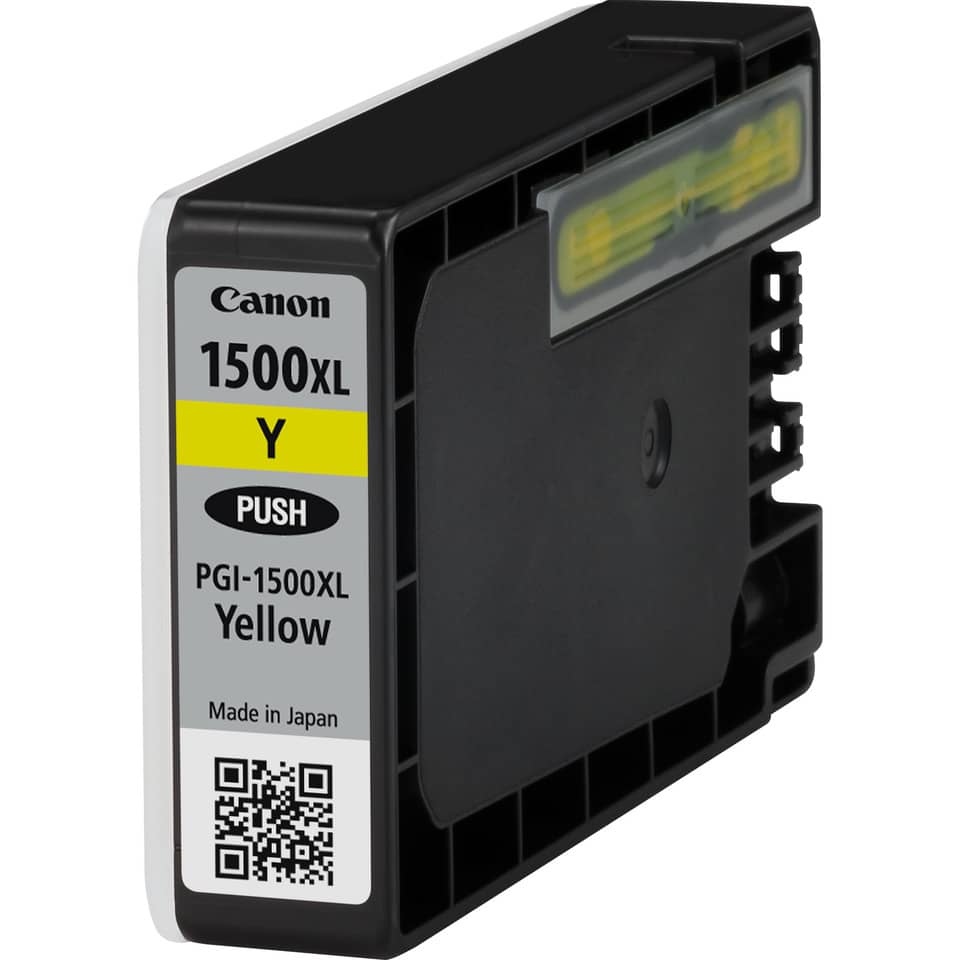 Tintenpatrone, Canon, 1500XL, Gelb, PGI-1500XL