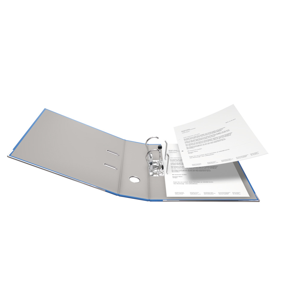 A4 Ordner, Dreiring-Ordner, Ordner mit Papier, Ringordner, Papierordner