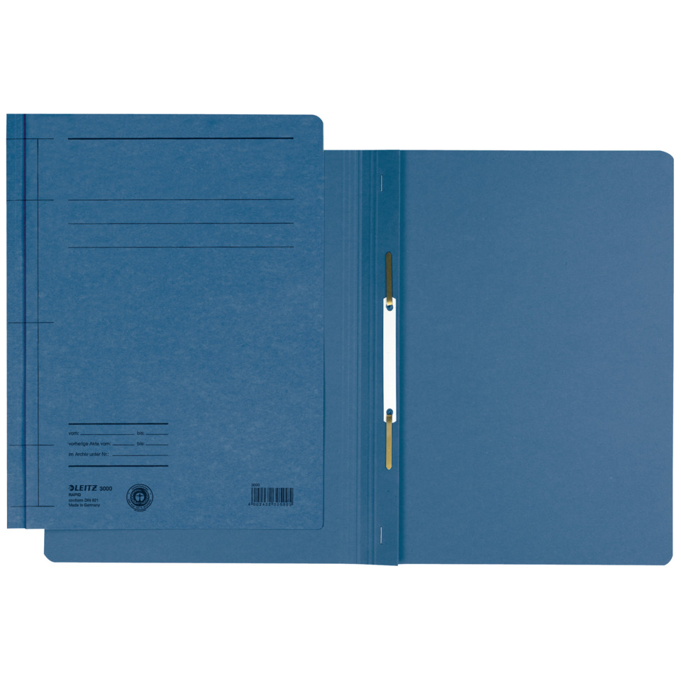 Ordner, Dateiordner, Präsentationsmappe, Klemmbinder, Blau