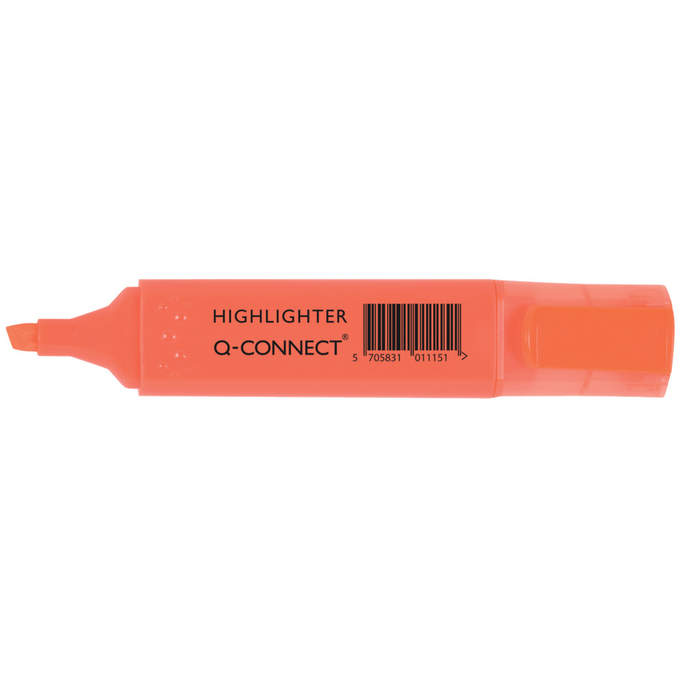 highlighter, Marker, orange, Korrekturspitze, Plastik