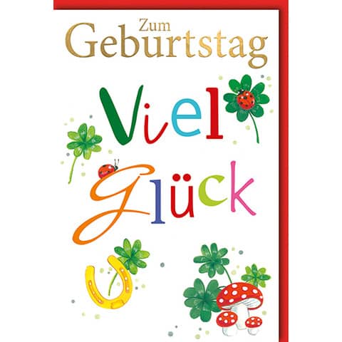 Geburtstagskarte Braun+ Company 5006-22232