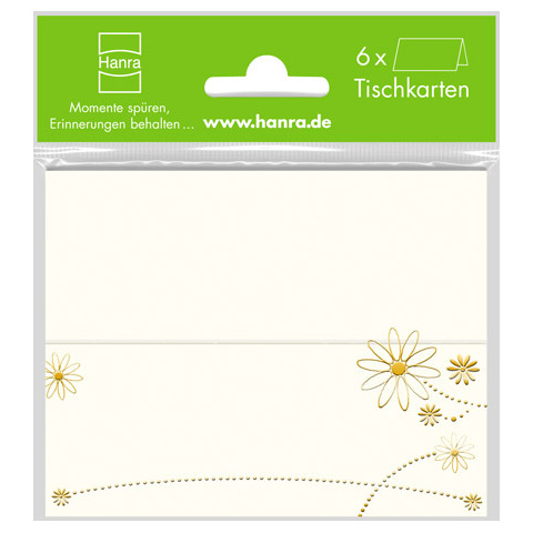 Tischkarte 6 Stück  8010