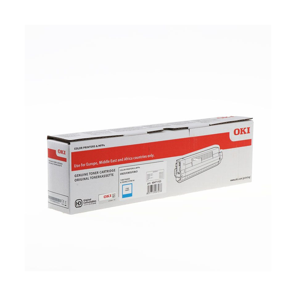 Tonerpatrone, Druckerzubehör, OKI-Verpackung, Kartonverpackung, Original-Toner