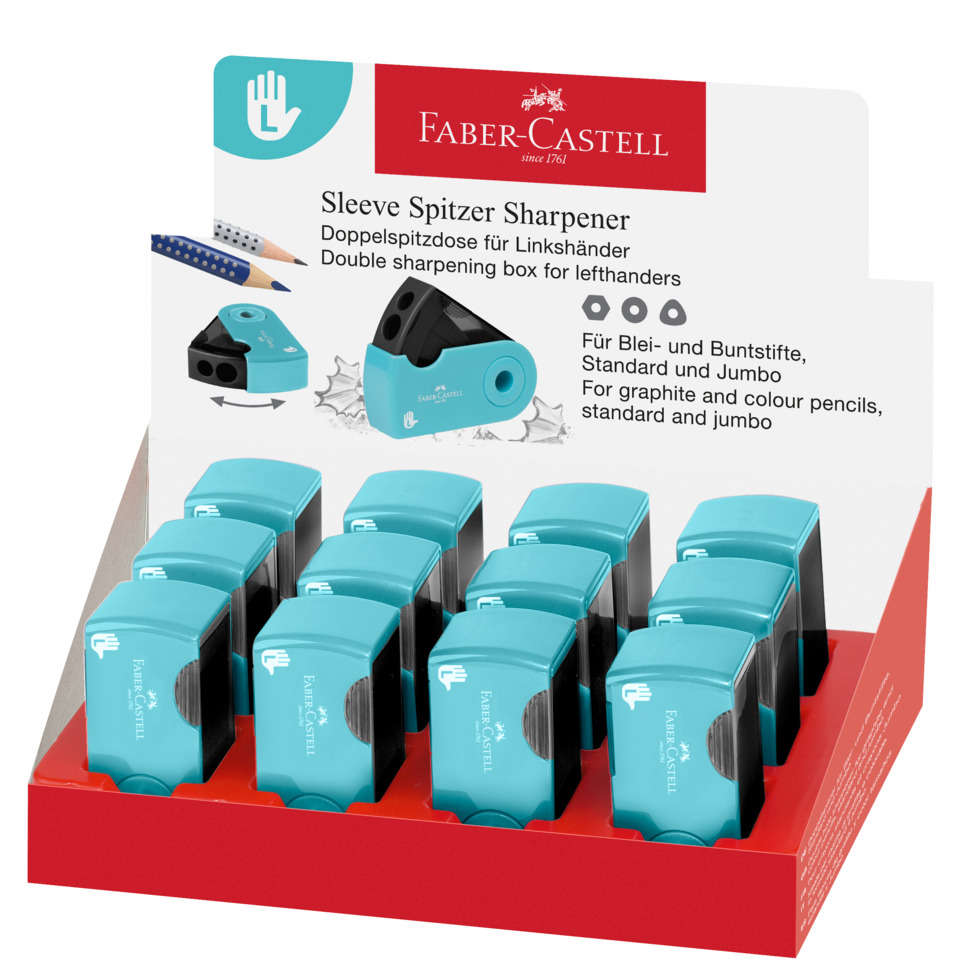 Schärfgerät, Spitzer, Bleistiftspitzer, Spitzerkasten, Faber-Castell