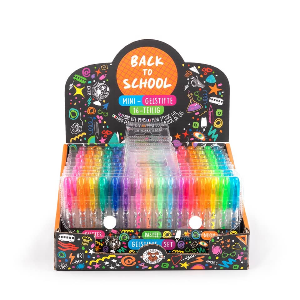 Gelschreiber 1-2mm Mini 16ST ALLES FÜR DIE SCHULE TRENDHAUS 962829