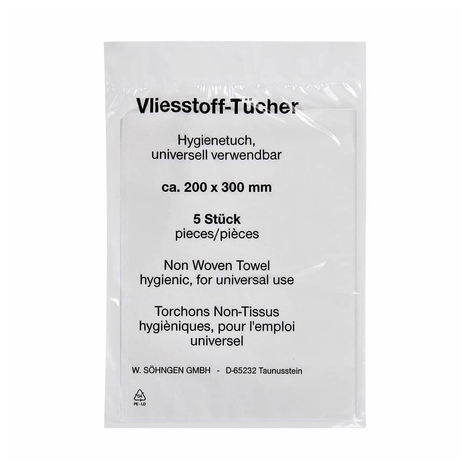 Hygienetuch, Non woven, Tücher, universeller Einsatz, 5 Stück
