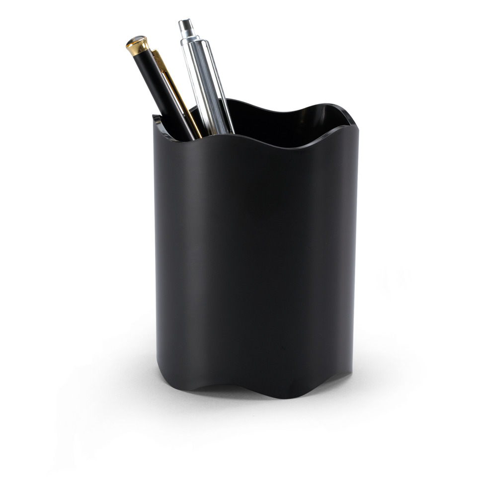 Stifthalter, Schreibtisch-Organizer, Penhalter, Schwarz, Kunststoff, Schreibtisch-Organizer, Stiftetui, Pen Holder, Schwarz, Metall